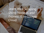 Learn Web Scraping Using Node JS and Express JS in Google Cloud