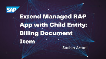 Extend Managed RAP App with Child Entity: Billing Document Item