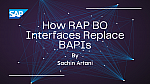 How RAP BO Interfaces Replace BAPIs in S/4HANA
