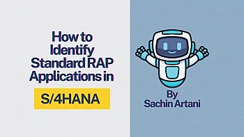How to Identify Standard RAP Applications in S/4HANA