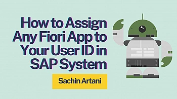 How to Assign Any Fiori App to Your User ID in SAP System