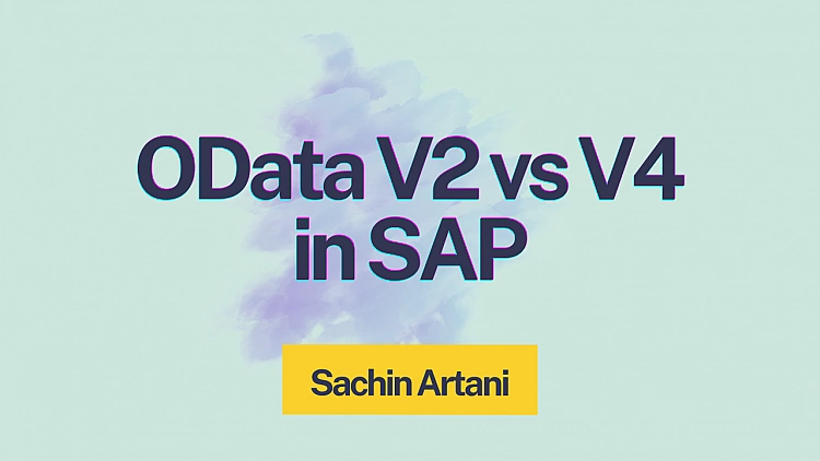 OData V2 vs V4 in SAP