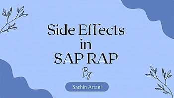 Side Effects in SAP RAP