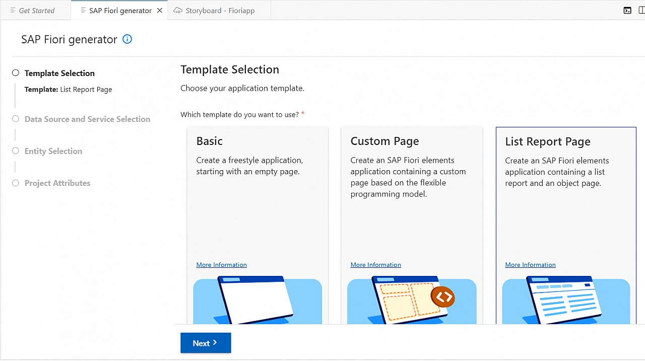 List Report Template