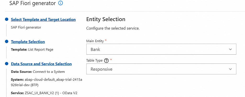 BAS: Entity Selection