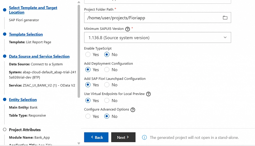 BAS: Project Details