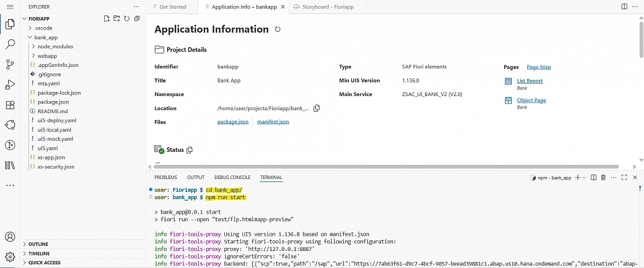 Preview app in BAS