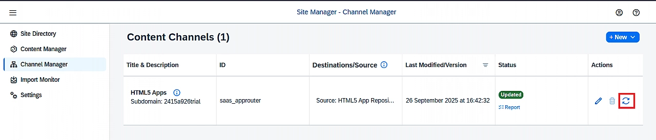 HTML5 Apps Refresh
