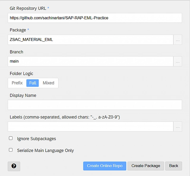 Connect to Github Repo