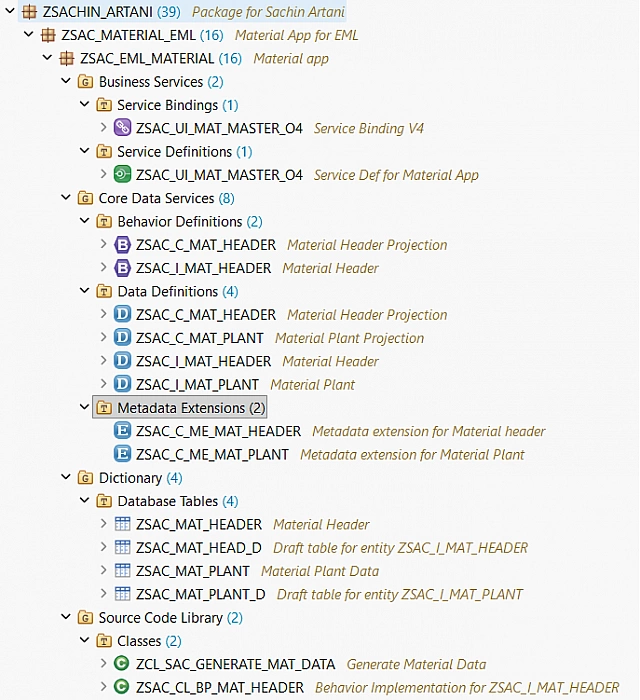 Pulled object list from Github