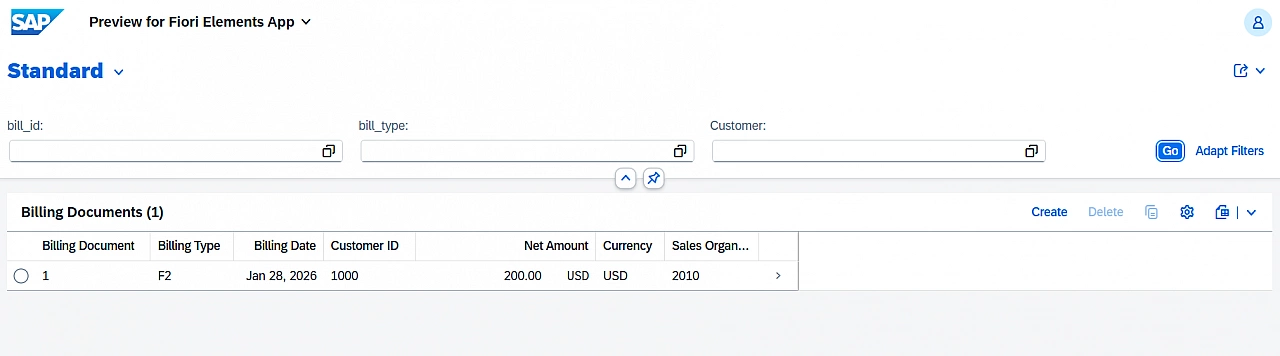 App Preview - Root List