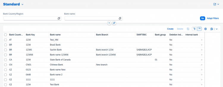 list report page unmanaged scenario