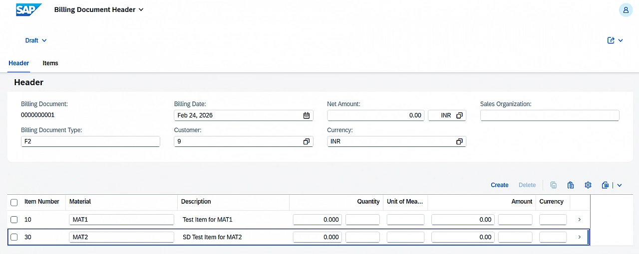 Side effects in SAP RAP