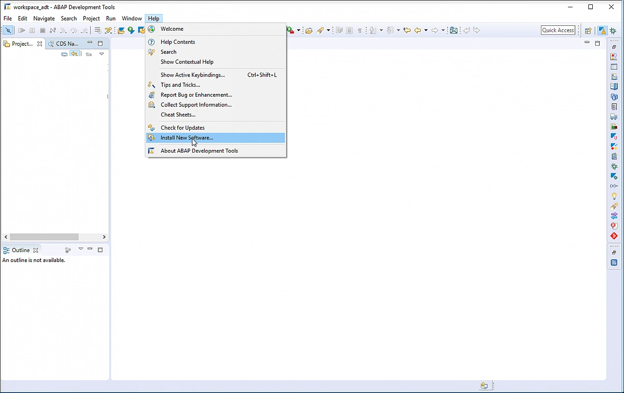 Install New Software