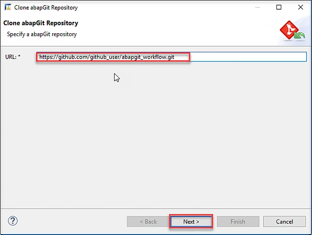 abapGit Github repository URL