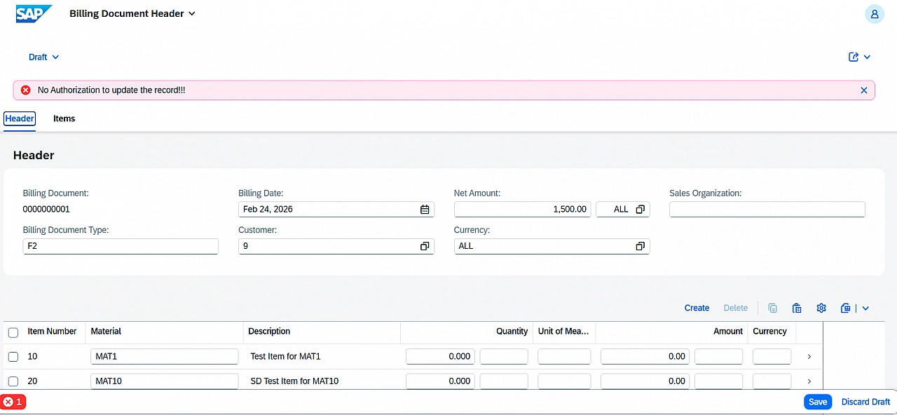 Instance Authorization Control